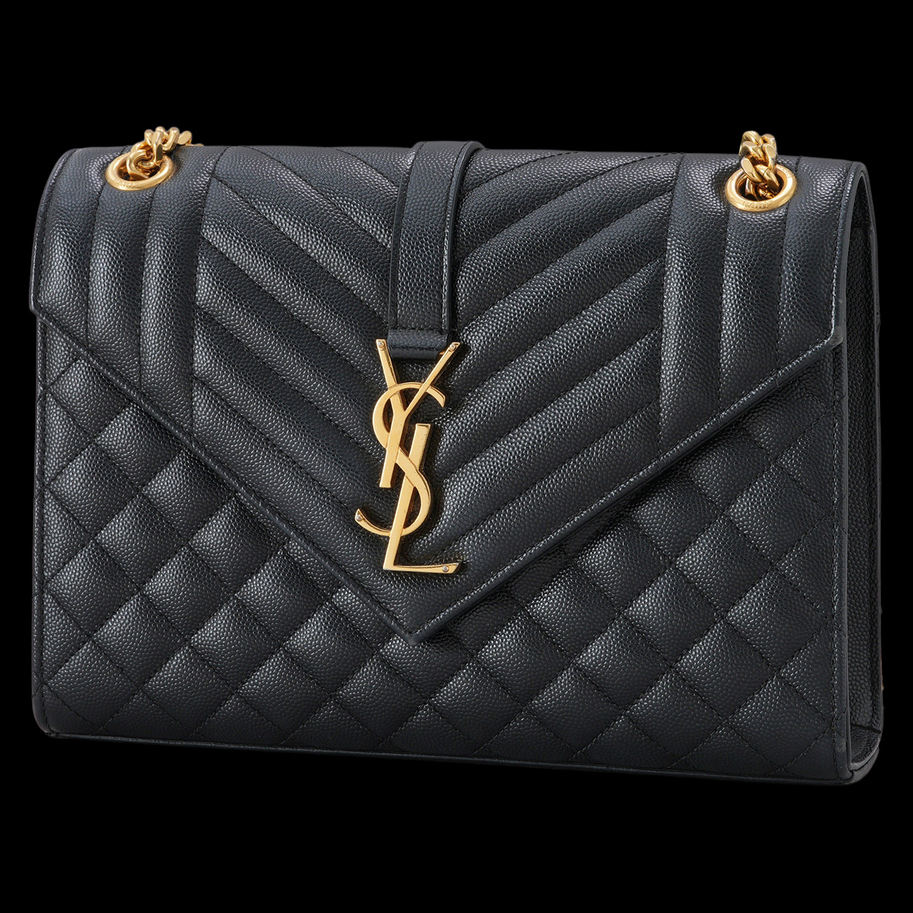 YVES SAINT LAURENT(USED)생로랑 487206 엔벨로프 체인 숄더백